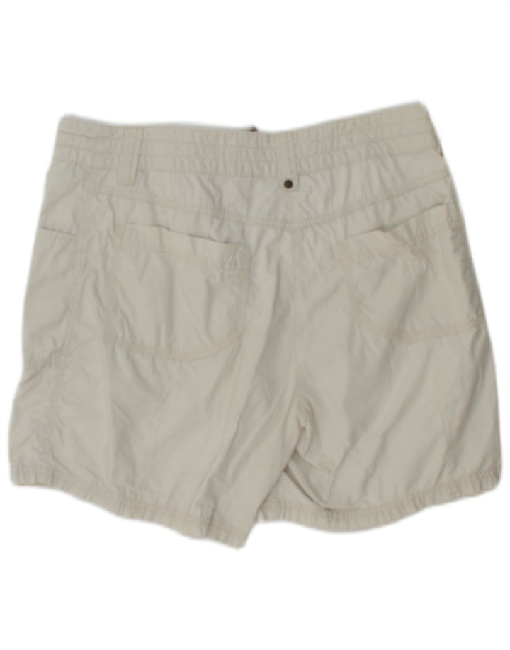 Marks & Spencer Pantalones cortos cargo para mujer UK 12 Medium W30 Algodón beige