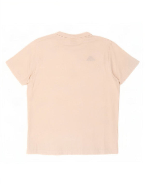Kappa - Camiseta para hombre, talla grande, algodón blanco