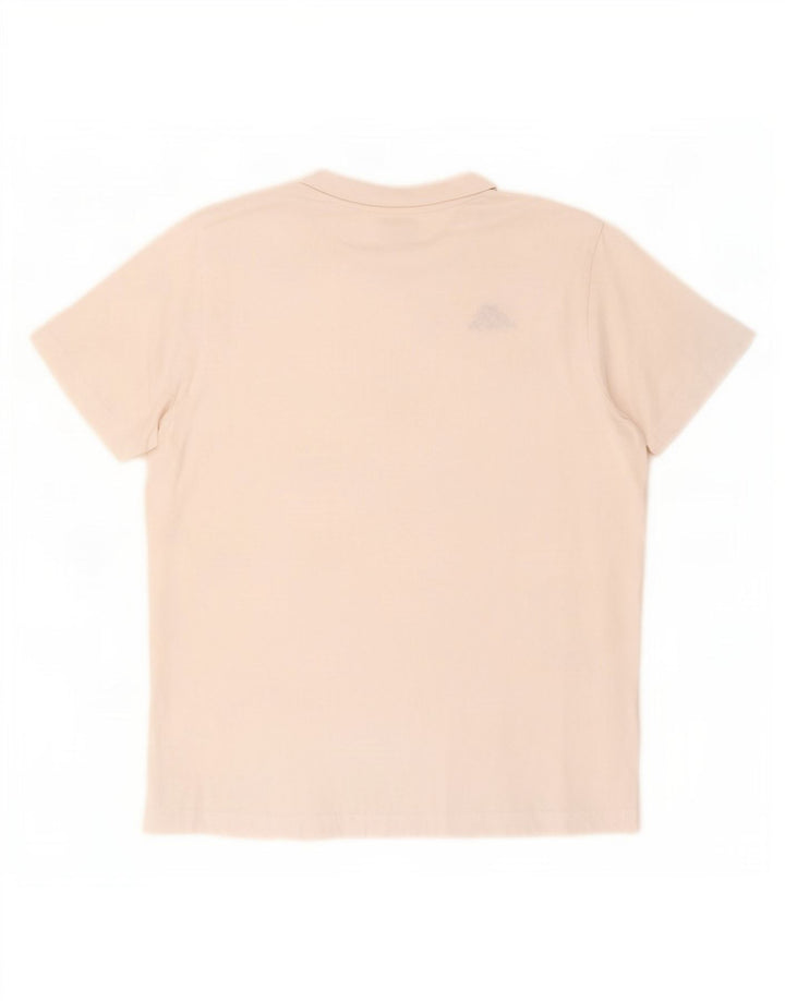 Kappa - Camiseta para hombre, talla grande, algodón blanco