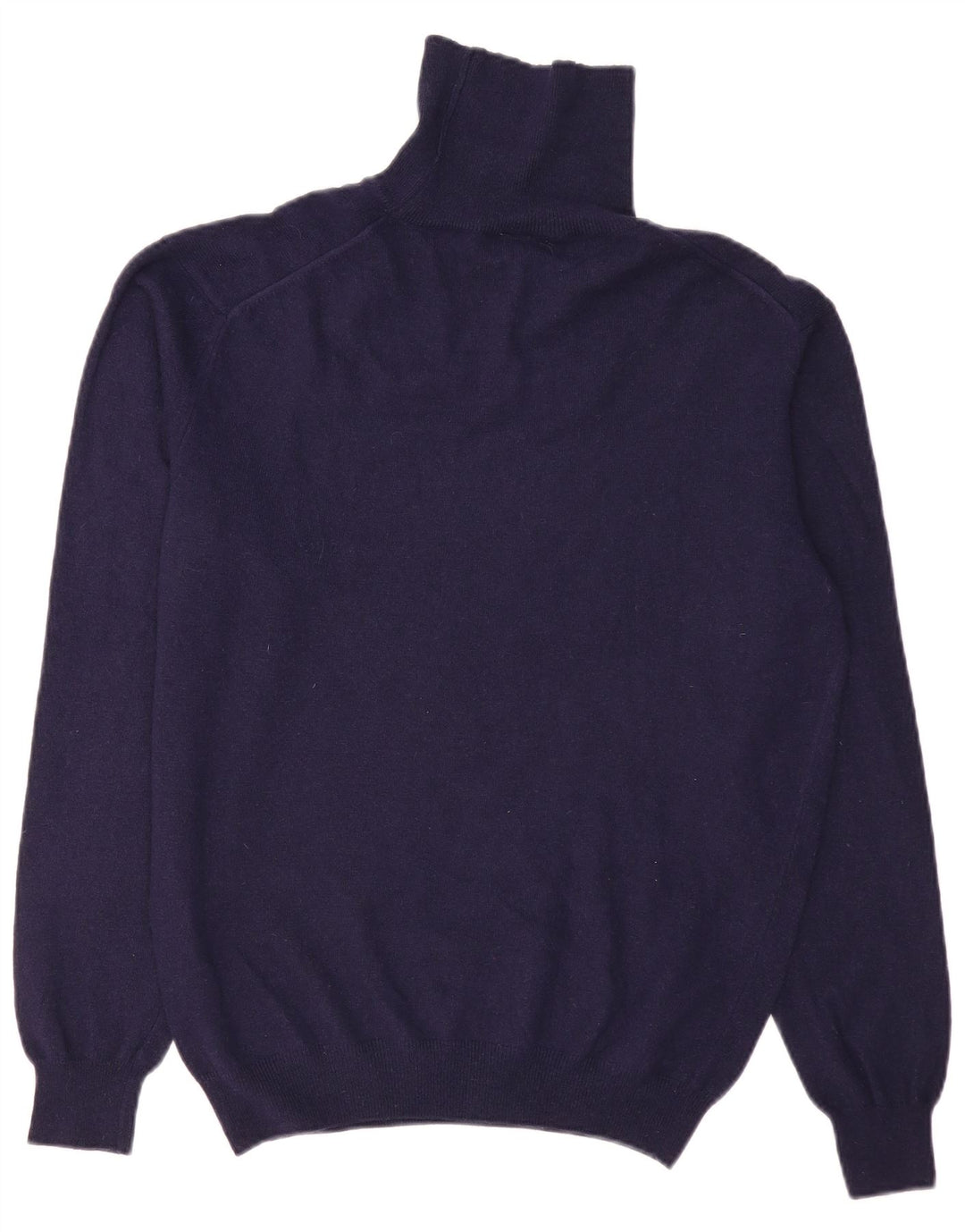 SERGIO TACCHINI Jersey con cuello vuelto para hombre, talla grande, lana azul marino