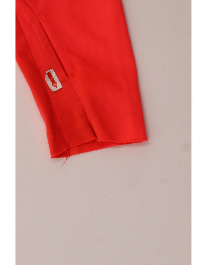 PUMA Chándal con cremallera y cuello para niños, 11-12 años, color rojo