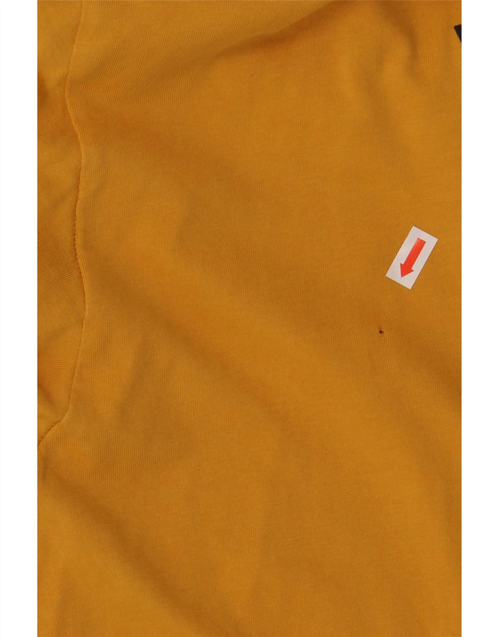 Vans Hombre Classic Fit Graphic Top Manga Larga XL Algodón Amarillo