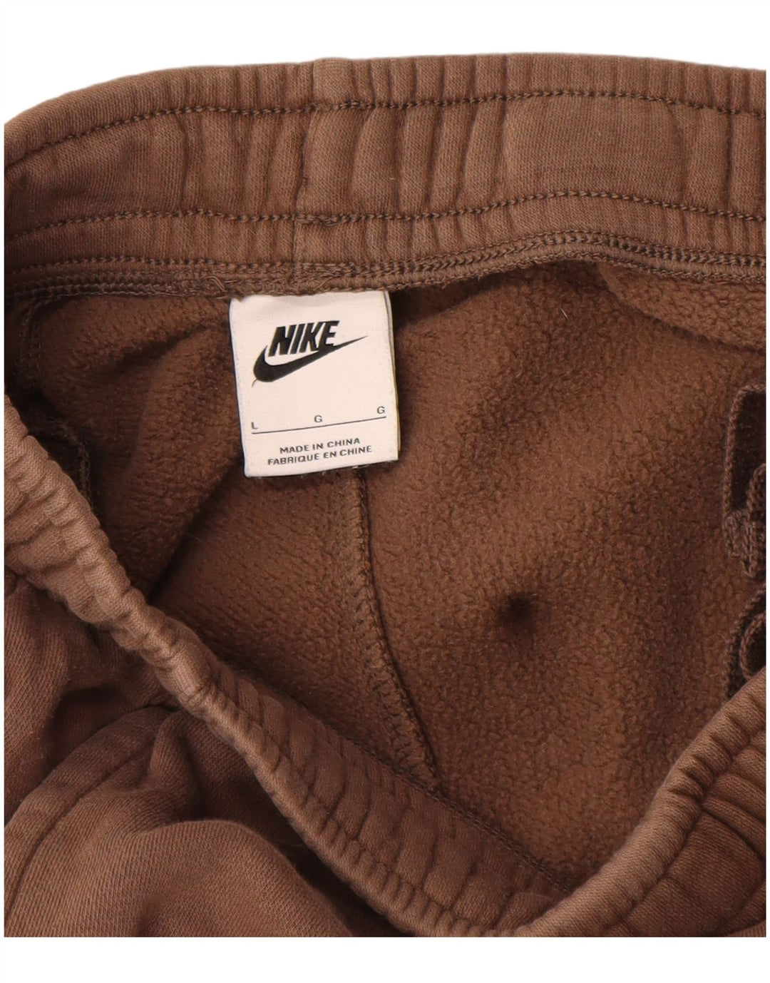 Nike - Pantalones de chándal para hombre, talla grande, color marrón, algodón