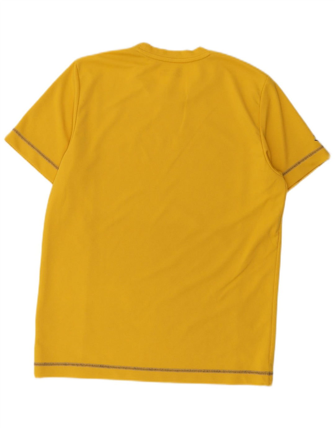 Lotto Camiseta Gráfica Para Hombre Top Poliéster A Rayas Amarillo Mediano