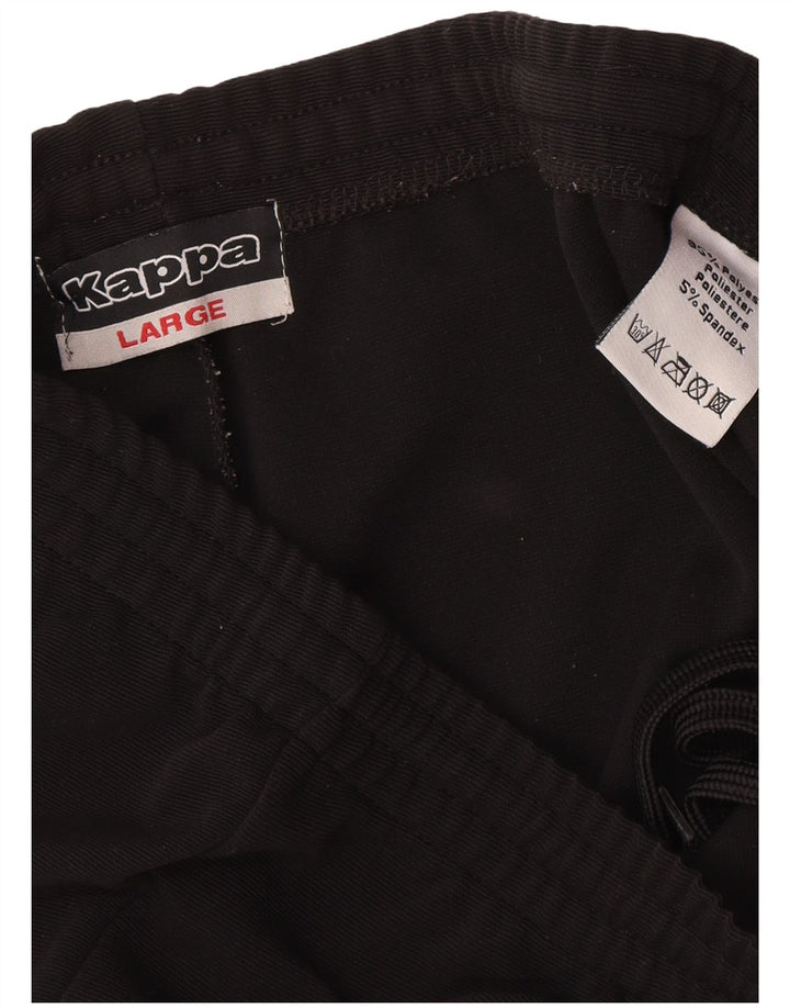 Pantalón De Chándal Kappa Hombre Large Negro Poliéster