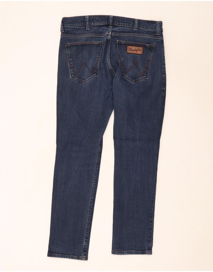 Wrangler Vaqueros rectos para hombre W34 L32 Algodón azul