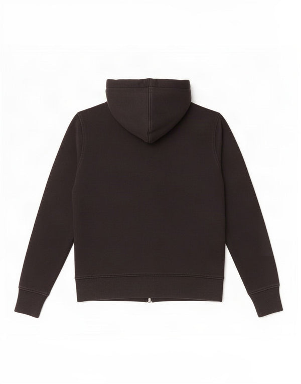 Calvin Klein Jeans Sudadera con capucha y cremallera gráfica para mujer UK 10 Small Black