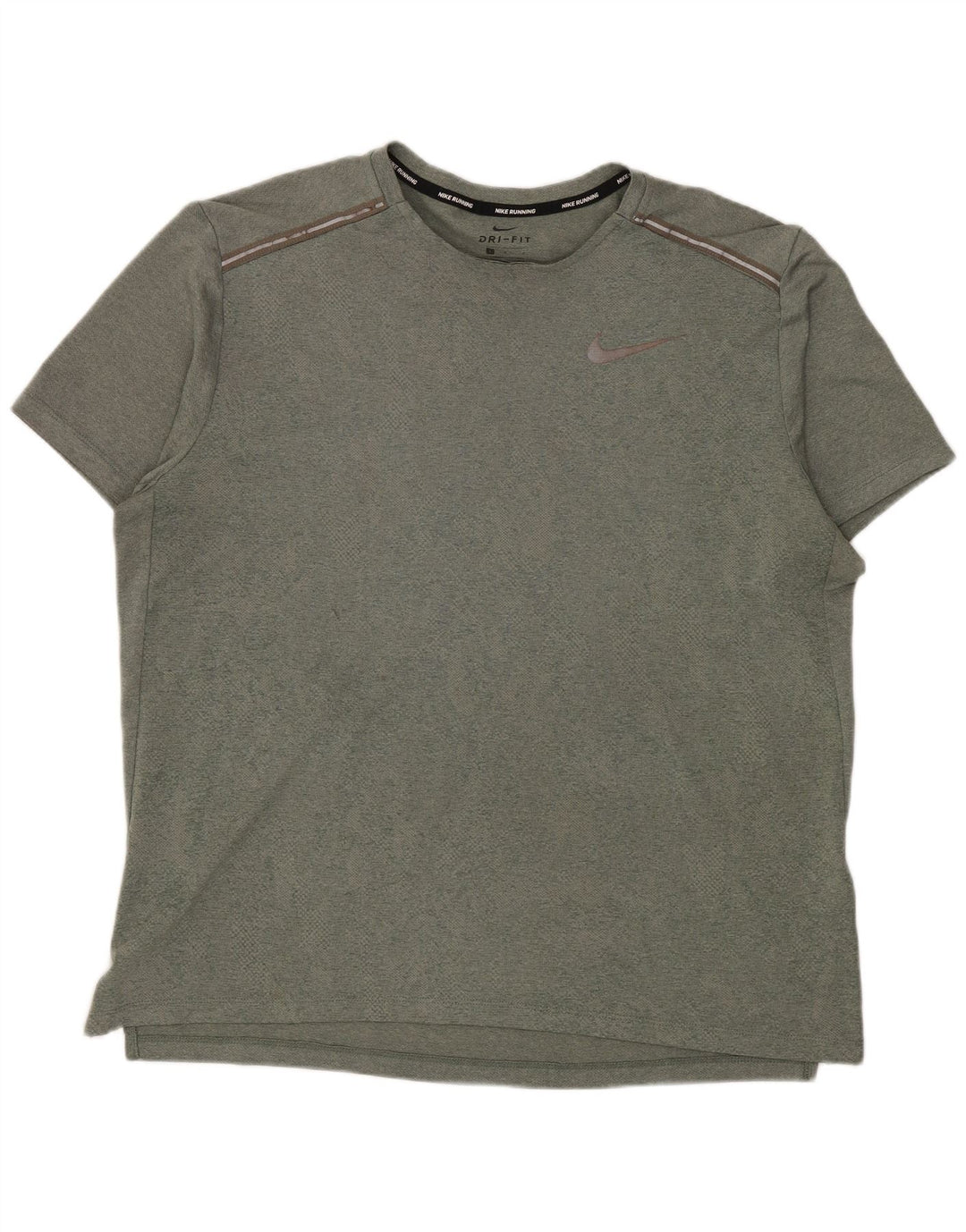 Nike - Camiseta Dri Fit para hombre, talla grande, poliéster verde