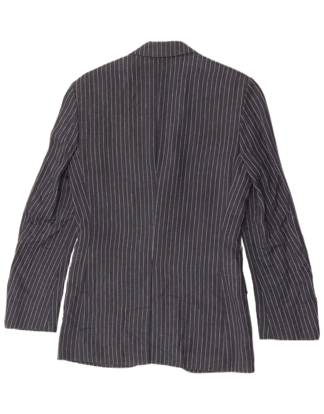 Marks & Spencer Chaqueta tipo blazer de 2 botones para hombre UK 34 XS Azul marino Rayas diplomáticas