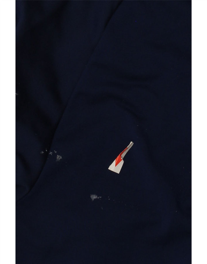 Adidas Hombre Chándal Top Chaqueta Grande Azul Marino Poliéster