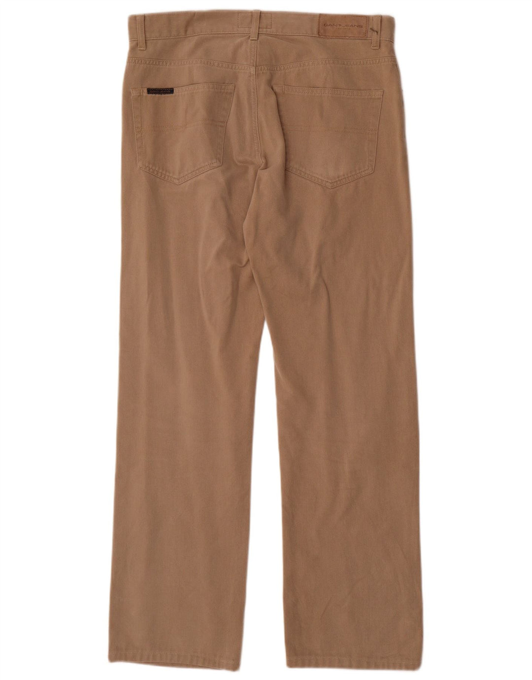 Gant Vaqueros rectos regulares para hombre W33 L32 Algodón beige