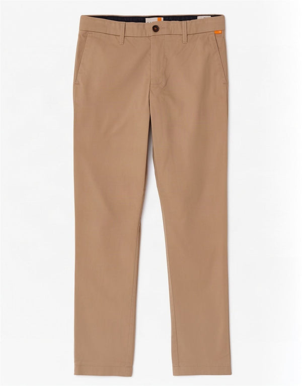 Timberland Pantalón Chino Slim Fit para Hombre W30 L32 Algodón Beige