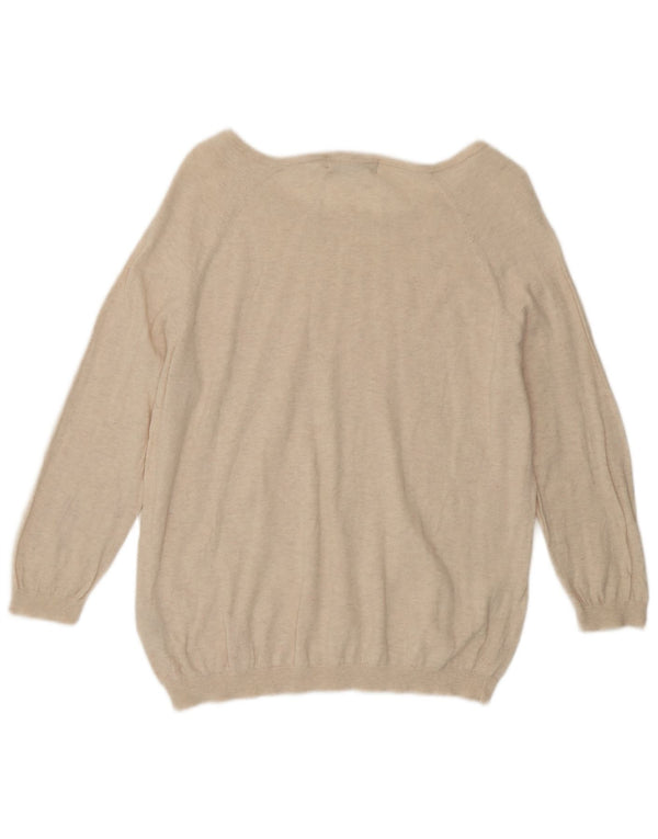 Marks & Spencer Jersey con Cuello Barco para Mujer UK 46 Large Beige