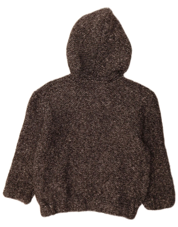 Zara Jersey Niña Con Capucha 6-7 Años Acrílico Gris