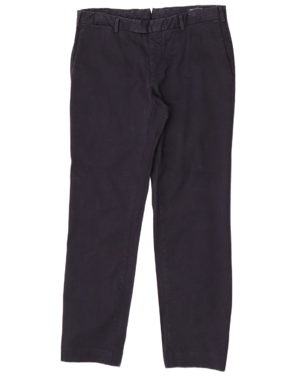 Polo Ralph Lauren Pantalones chinos rectos para hombre W33 L30 Algodón azul marino