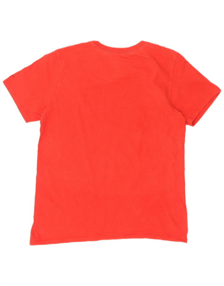 Nike Camiseta con gráfico de corte atlético para hombre, talla mediana, color rojo