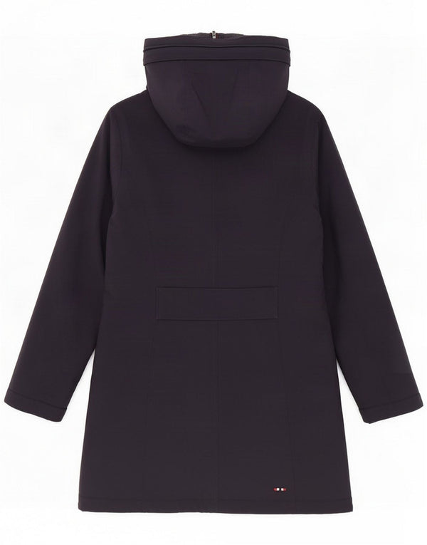 Napapijri Parka extragrande con capucha para mujer UK 6 XS Azul marino Poliamida