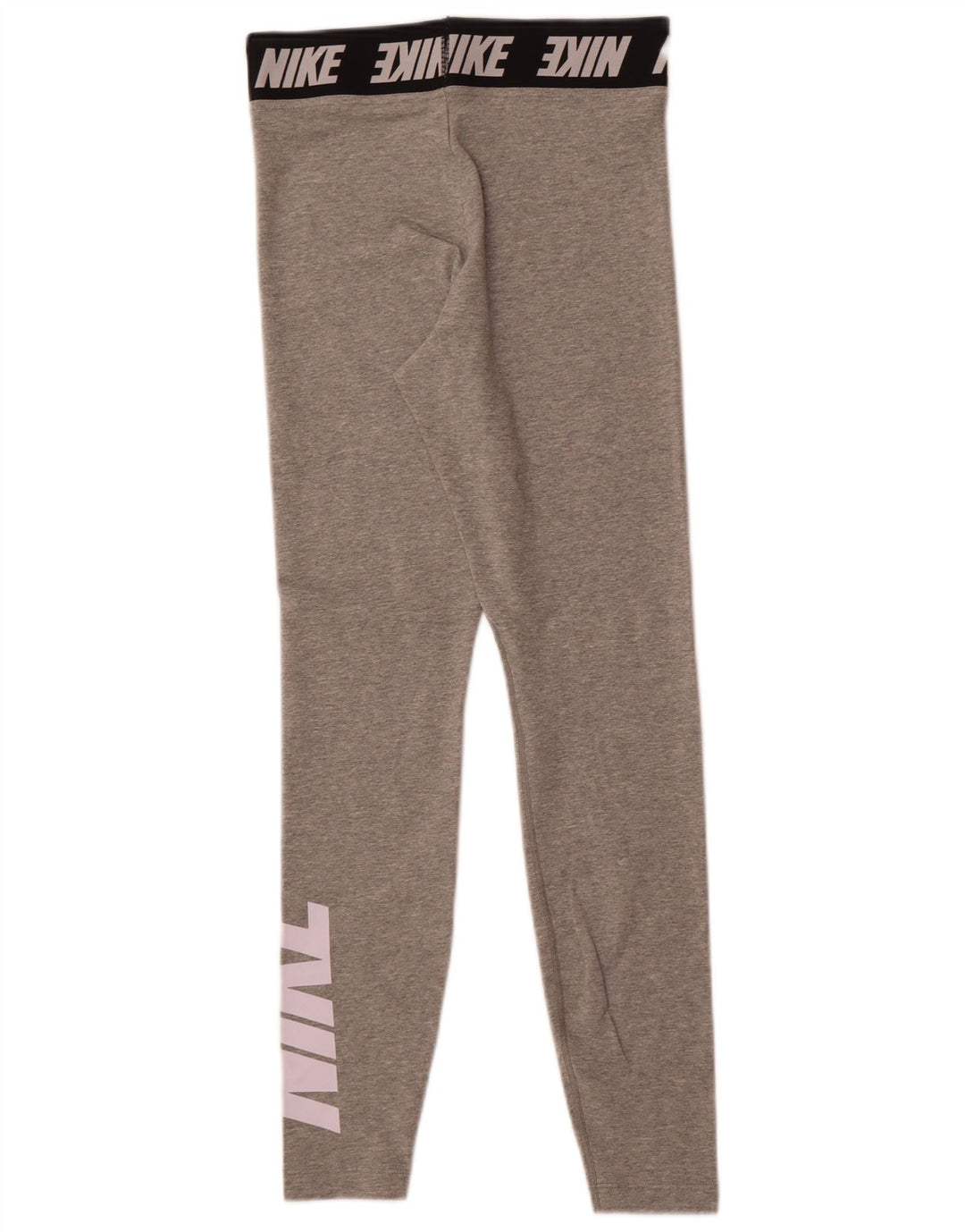 Nike Leggings gráficos para mujer UK 10 Small Gris Algodón