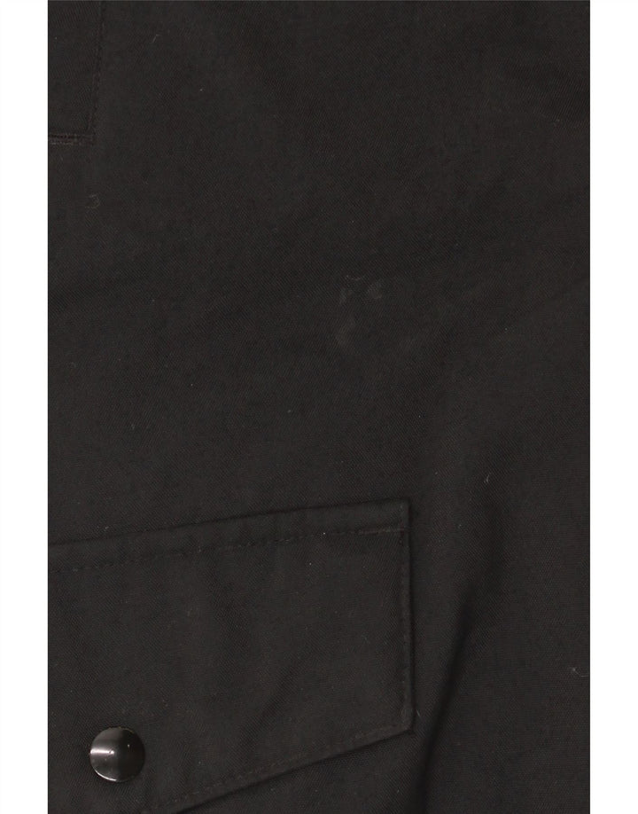 Adidas - Parka con capucha para hombre, talla 36, nailon negro pequeño