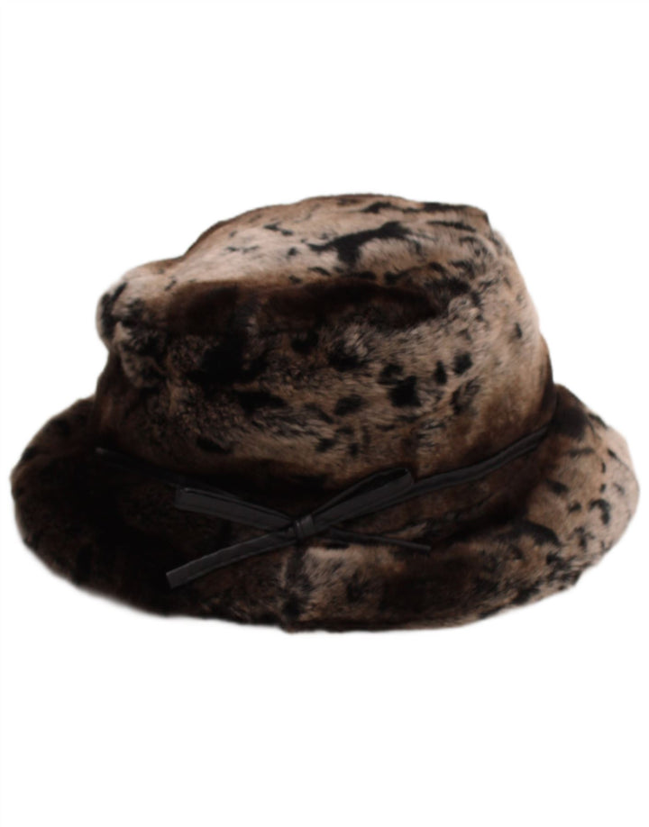 DENTS Womens Bucket Hat One Size Multicoloured Animal Print Classic