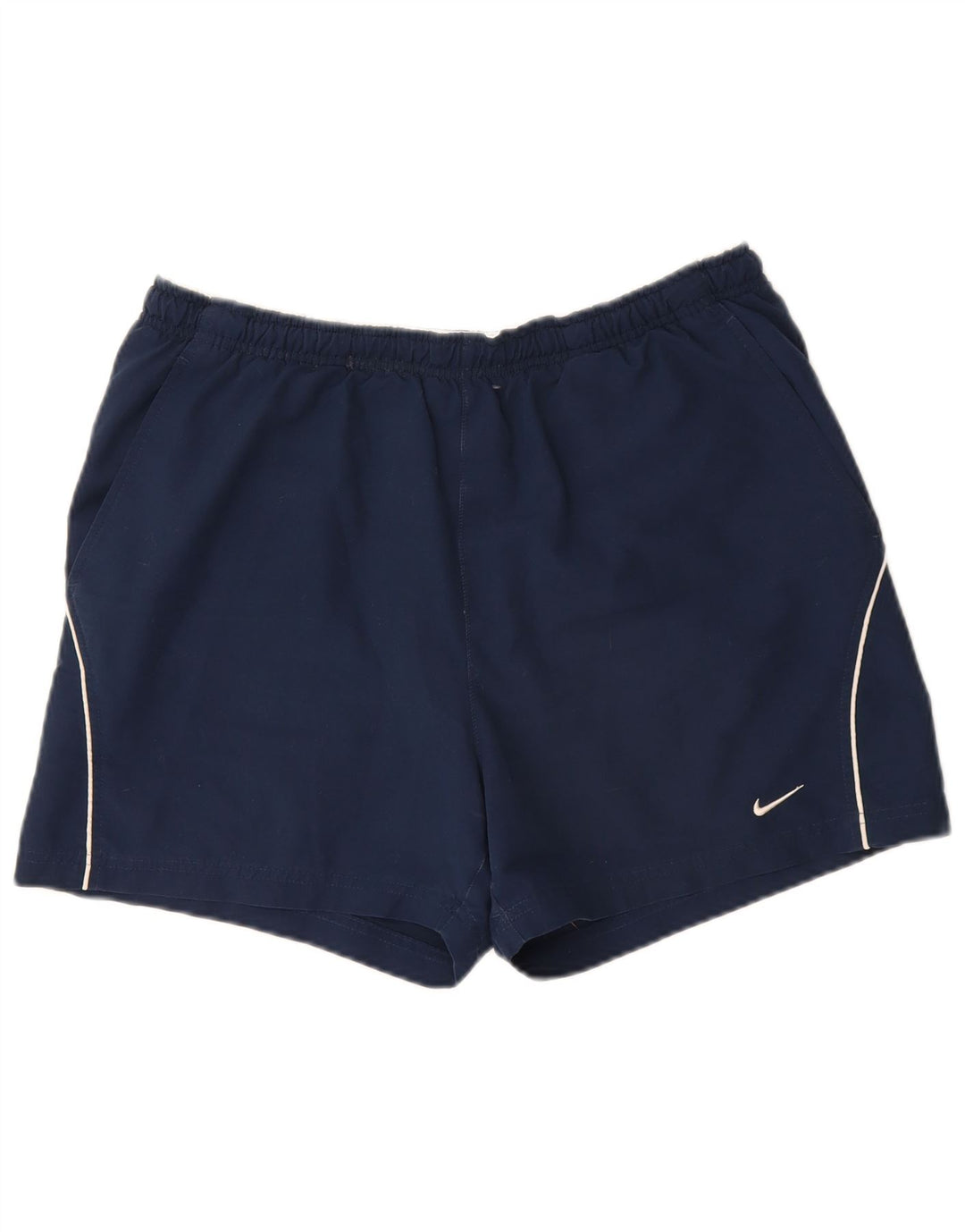 Nike - Pantalones cortos deportivos para hombre, talla grande, poliéster, color azul marino