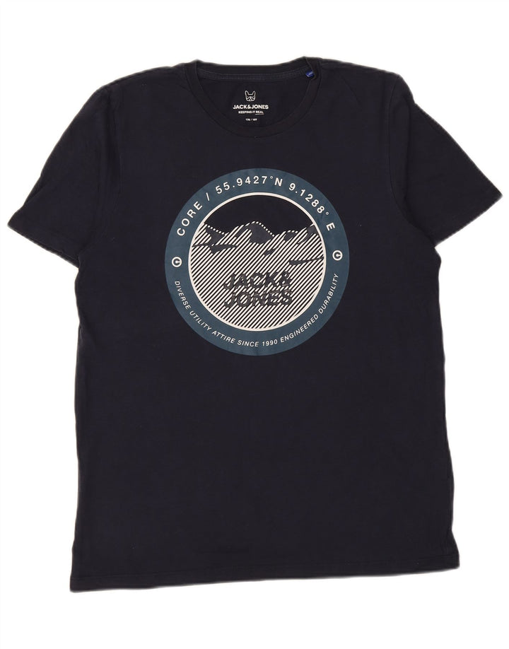 Jack & Jones Camiseta Core Graphic para niño 15-16 años Azul Marino