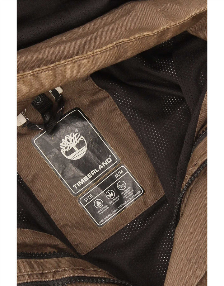 Timberland Chaqueta impermeable con capucha para hombre Reino Unido 38 Marrón medio