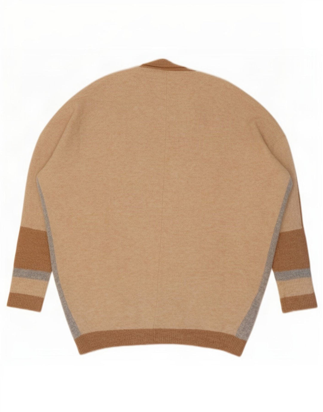 Marks & Spencer Suéter tipo cárdigan extragrande para mujer UK 10 Small Beige
