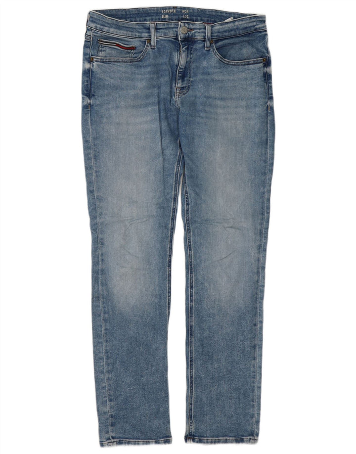 Tommy Hilfiger Jeans Scanton Slim para Hombre W34 L32 Azul