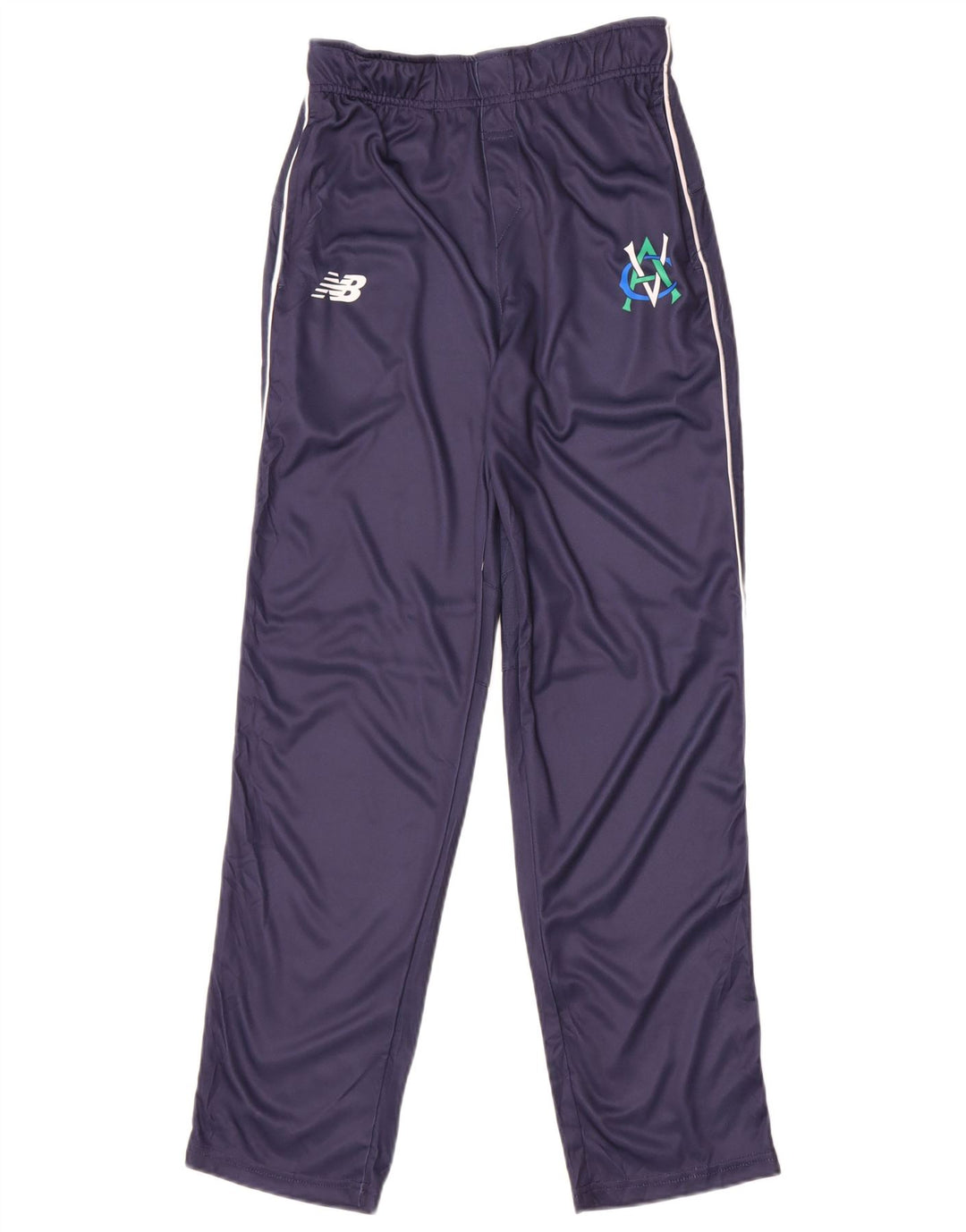 New Balance Pantalones de chándal para mujer UK 12 Medium Azul marino Poliéster