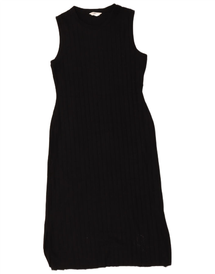 Marks & Spencer Vestido tubo sin mangas para mujer UK 44 Grande Poliéster negro