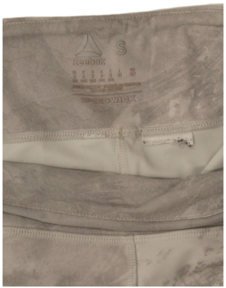 Leggings Reebok para mujer UK 8/10 Small Grey Tie Dye