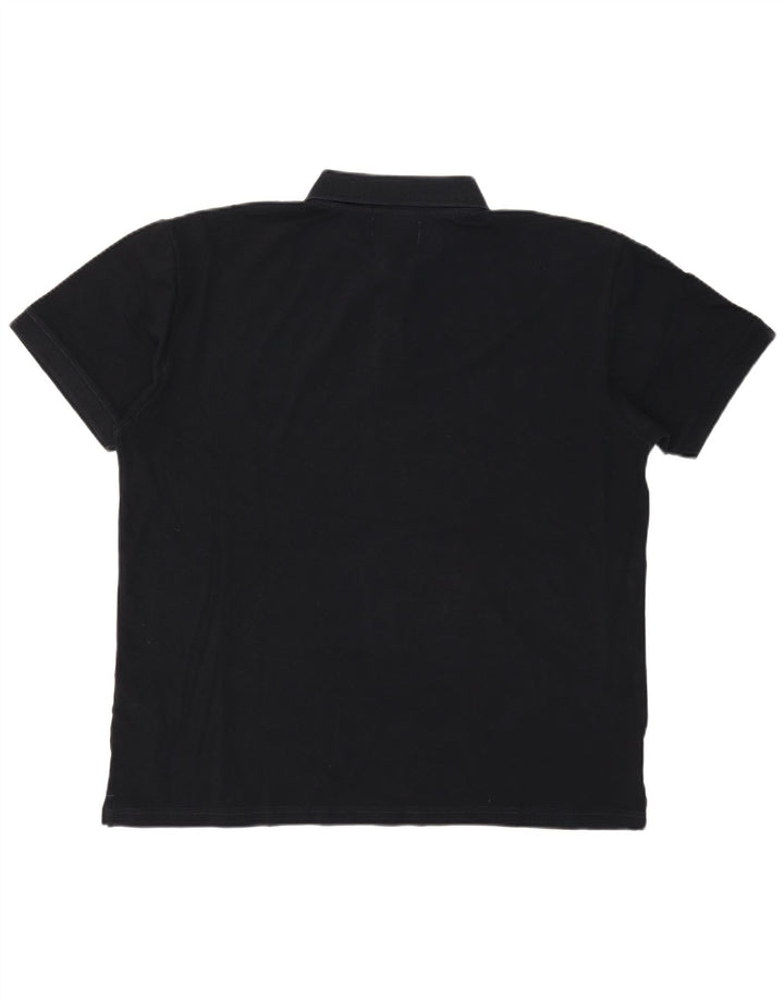 Marlboro Classics Polo para hombre 2XL Algodón negro
