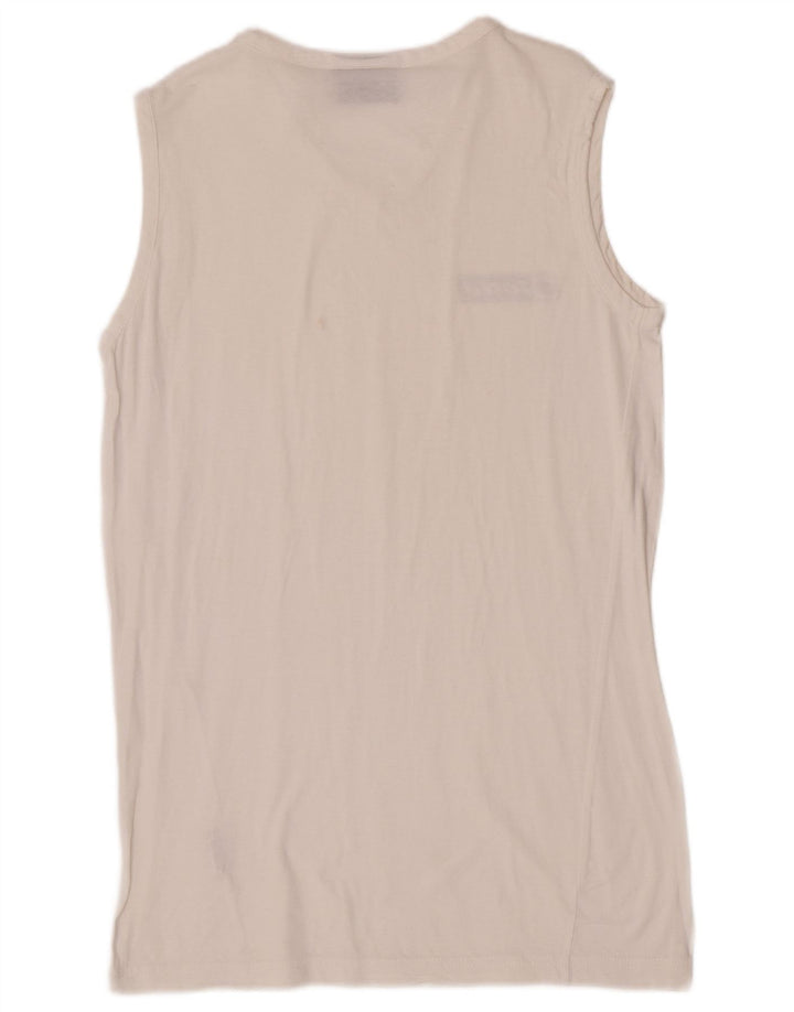 Lotto Hombre Camiseta Sin Mangas Medium White