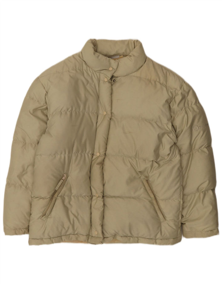 Sergio Tacchini Chaqueta Acolchada Mujer ES 40 XL Poliéster Beige
