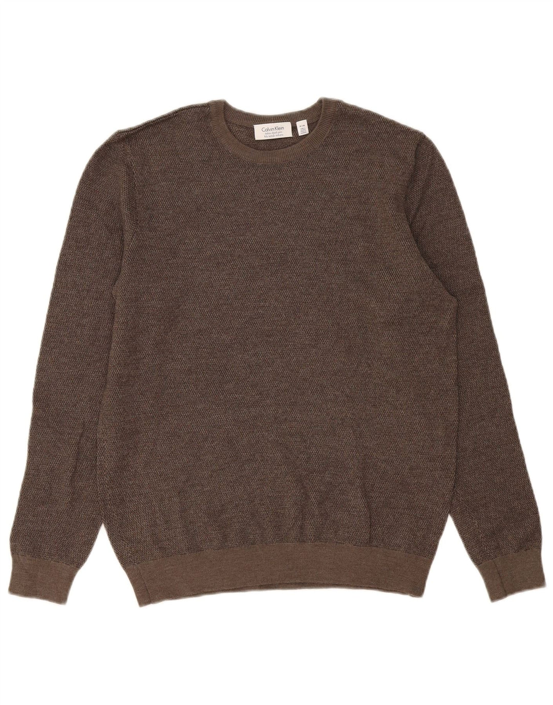 Calvin Klein Jersey con Cuello Redondo para Hombre Gris Medio