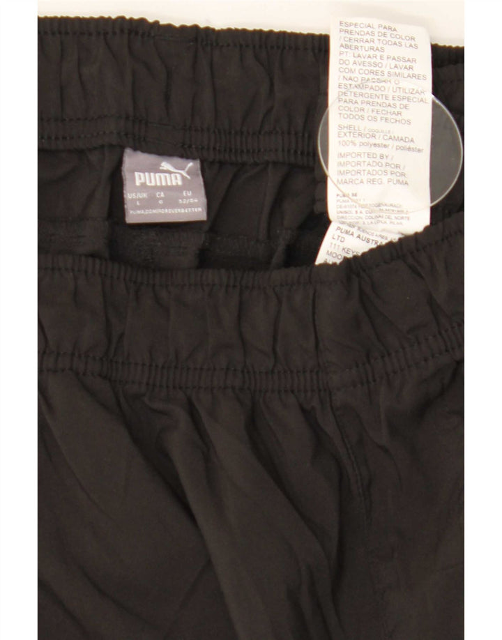 Puma Pantalones De Chándal Para Hombre Joggers Large Negro Poliéster