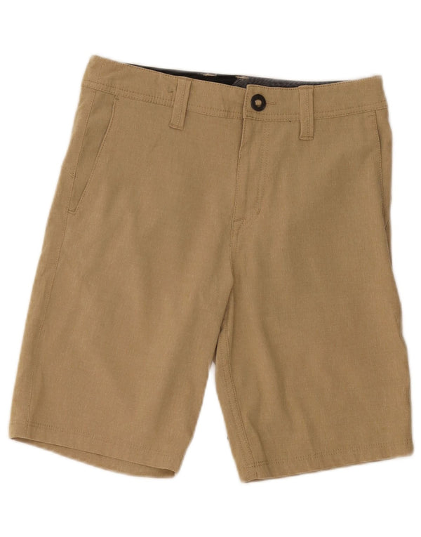 Pantalones cortos chinos Volcom para hombre W28 Poliéster beige medio