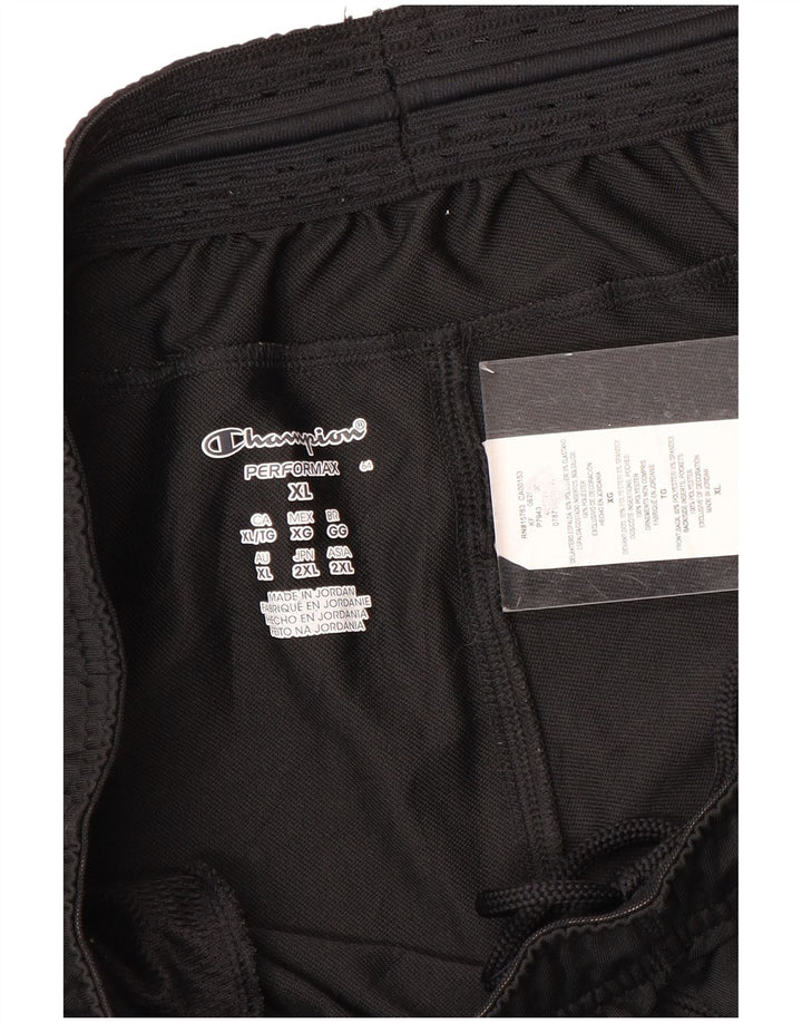 Champion Pantalones De Chándal Hombre XL Negro Colorblock Poliéster