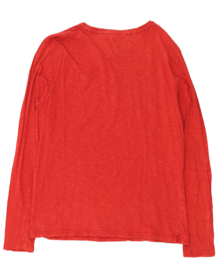 Napapijri Mens Heritage Top Manga Larga 3XL Rojo