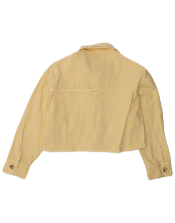 Zara Cazadora Bomber Corta Niña 9-10 Años Amarillo