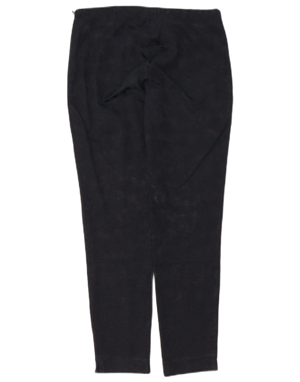 Liu Jo Mujer Ajay Slim Casual Pantalones IT 40 Small W28 L27 Black Check