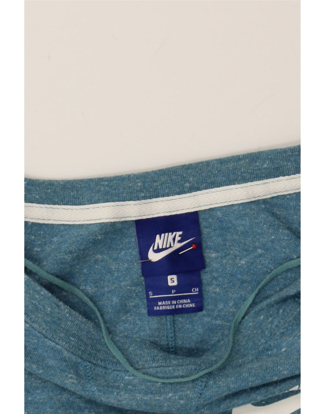 NIKE Womens Sweatshirt Jumper UK 10 Small Blue Flecked Vintage Nike and Second-Hand Nike from Messina Hembry 