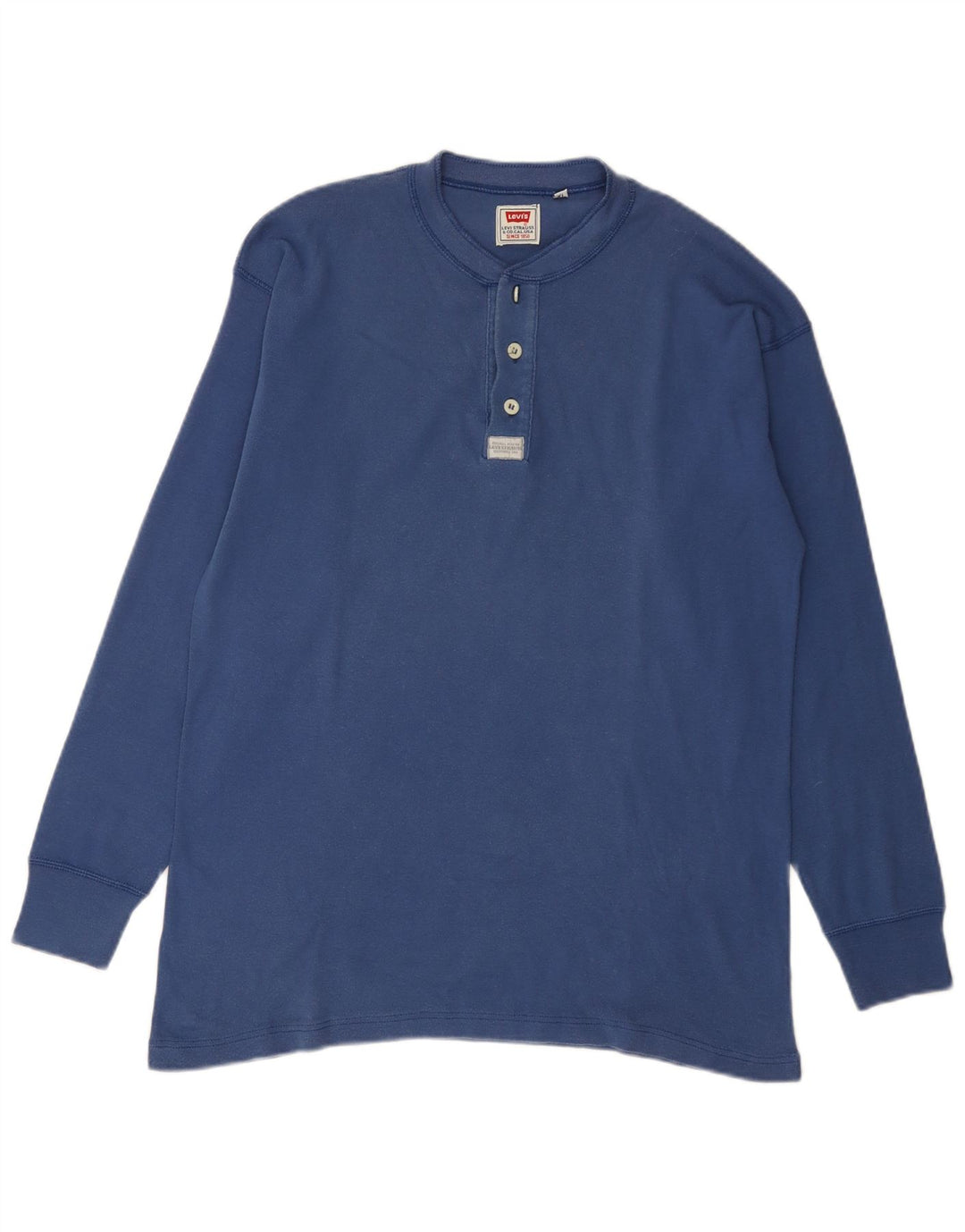 Levi's Hombre Top Manga Larga XL Algodón Azul