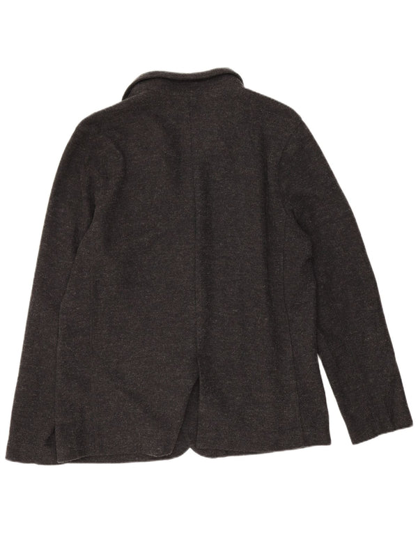 Timberland Chaqueta tipo blazer de 2 botones para hombre UK 42 XL Poliéster gris