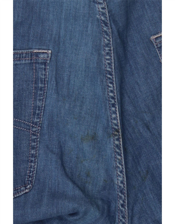 Paul & Shark Vaqueros rectos elásticos para hombre W38 L33 Algodón azul