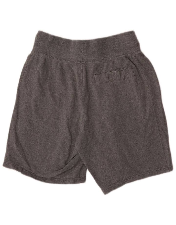 Puma Pantalones cortos deportivos gráficos para hombre de algodón gris grande