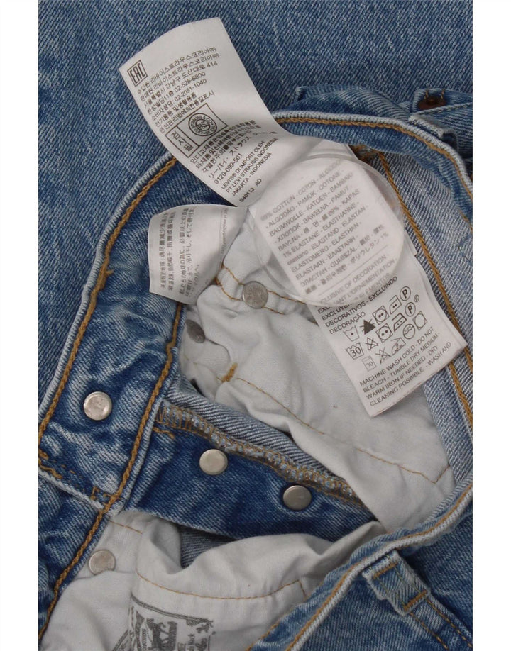 Vaqueros Levi's Mujer 501 Rectos W26 L28 Algodón Azul