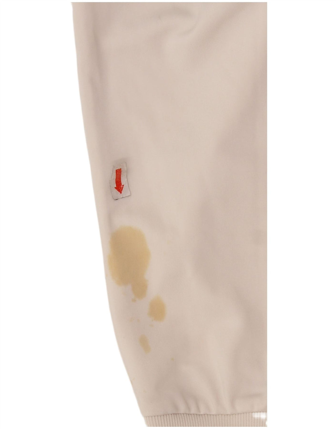 FILA Chaqueta de chándal para mujer UK 12 Mediana Poliéster blanco