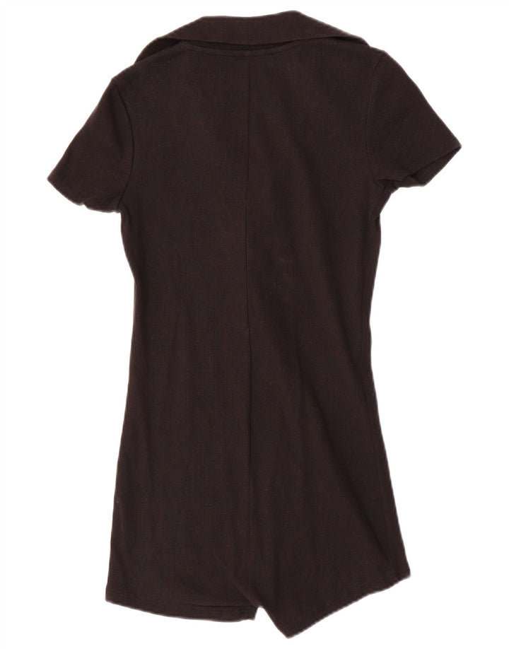 Zara Mujer Mono Corto Reino Unido 12 Mediano Negro